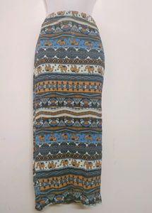 Multi Colour Casual Tight Fitting Skirt (Women&#39;s)