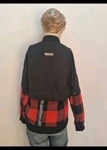 Plaid Bomber Jacket