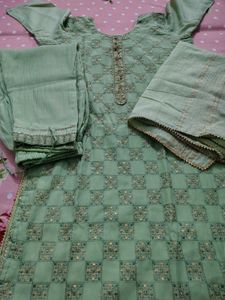 Embroidered Kurta Set