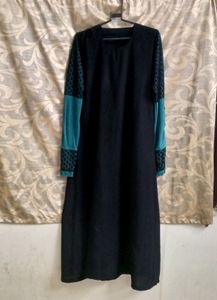 Double Color Abaya