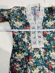 Trending Pakistani lace work suit