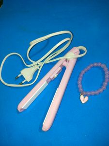 Pink Bundle: Hair Straightener &amp; Bracelet...Combo