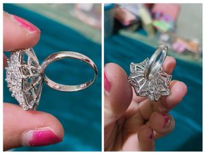 GIVA Petals Floral Silver Ring