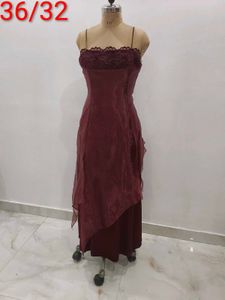 Organza And Satin Gown