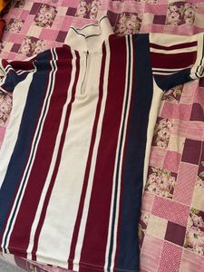 Striped Polo T-Shirt