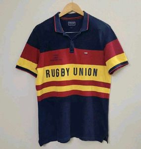 Rugby Union Striped Polo