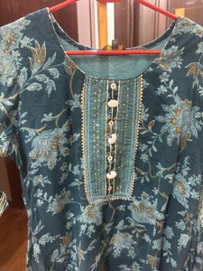 Elegant Floral Kurta Set