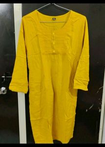 Mustard Coloured Kurti