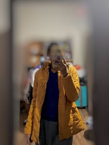Yellow Winter Jacket (With Free Gift)