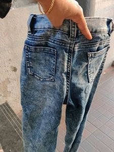 Distressed Denim Jeans
