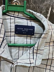Peter England Checkered Shirt