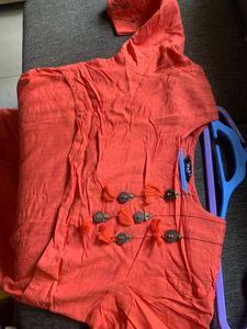 Elegant Orange Kurta