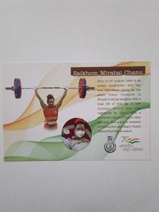 India Post Released Olympics Medal Winner Card