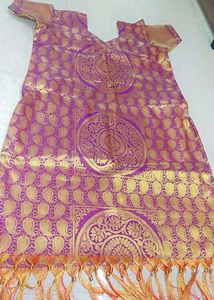 Banaras Purple &amp; Gold Shirt
