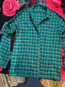 Green Plaid Shirt