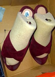 Sparx Burgundy Heels - Size 7