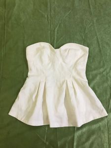 Offwhite Tube Top Bust 30-32 Waist 26
