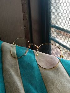 Golden Transparent Glasses
