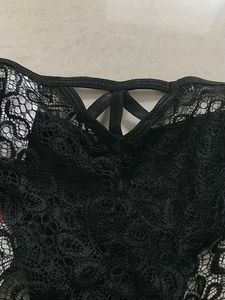 XL Black Lace Trim 🩲 (flame)