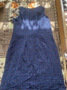 Navy Blue Sleeveless Dress