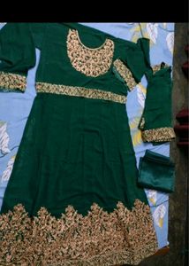 Semi Stitched Ethnic Gown