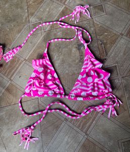 Polka Dot Bikini Top