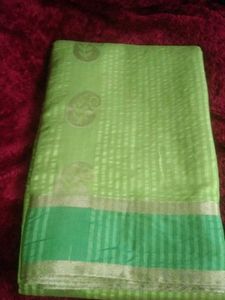 Elegant Green Saree