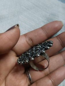 Statement Mandala Ring