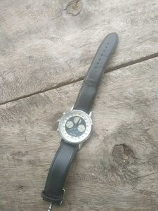 Stylish Watch - Black Leather Band