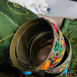 brass Bangle Set