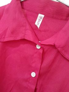 Beautiful Pink Multistyling Shirt🩷✨️