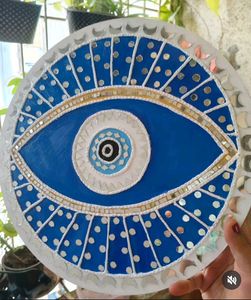 3=Lippan Evil Eye With Mirror Work 💙