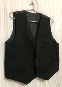 Black Formal Waistcoat