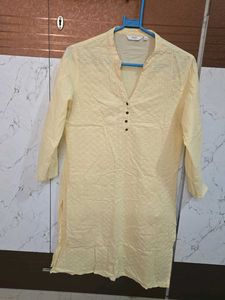 Elegant Butter Yellow Kurta
