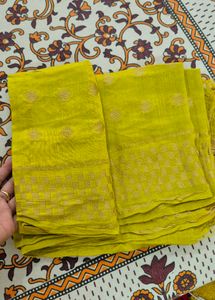 Silk Suit Lime Green Color