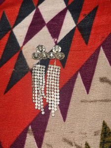 Sparkling Rhinestone Drop Earrings