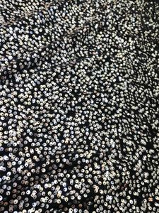 Elegant Striped Saree With Sequin Blouse Piece