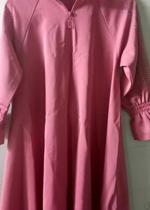 Pink Rhinestone Sleeve Jacket