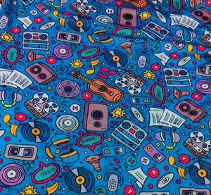 Beautiful Doodle Lycra Tshirt