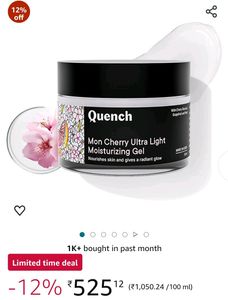 QUENCH COMBO Products (Gel + Cleansing Balm)