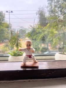 Cute Karate Kid Show Piece