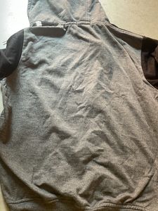 Men&#39;s Dark Grey Full Sleeve Plus Size Sweatshirt