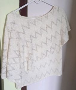 White party wear sparkling top 💫