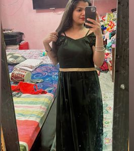 Olive Green Dress 👗
