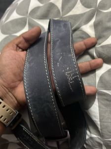 Diesel Black Leather Belt