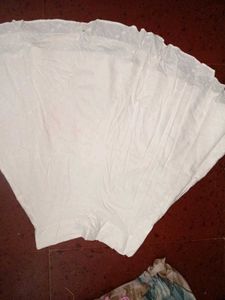 White Eyelet Mini Skirt