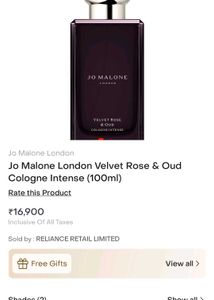 Jo Malone Velvet Rose &amp; Oud 💌