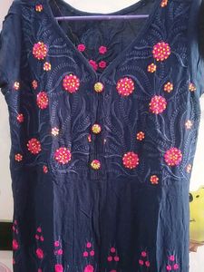Floral Embroidered Dress