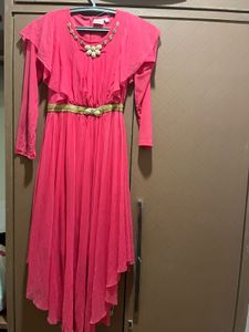 Elegant Pink Party Dress