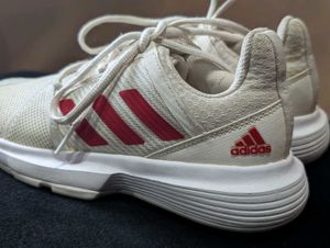 Adidas Womens Woven Design Court Jam BOUNCE